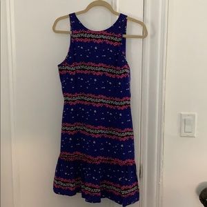 Yumi Kim silk blue and pink dress